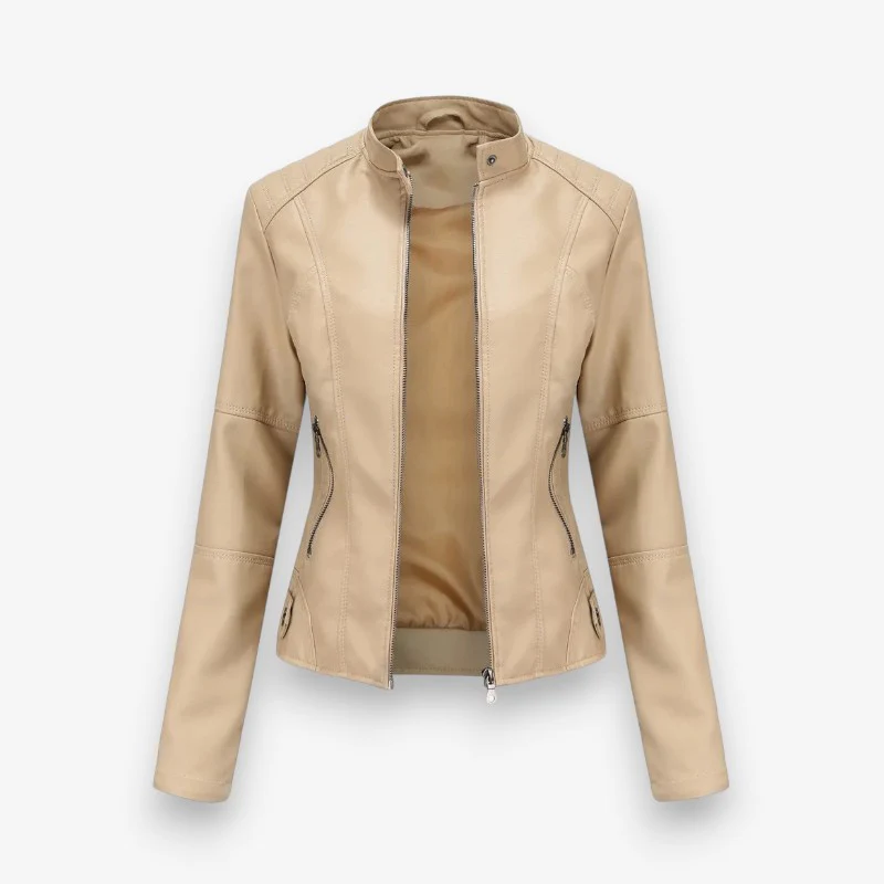Sophia – Long Sleeve Jacket with Zipper Closure - Image 4