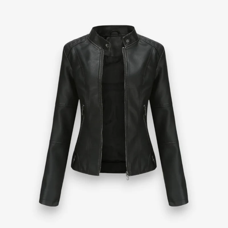 Sophia – Long Sleeve Jacket with Zipper Closure - Image 6
