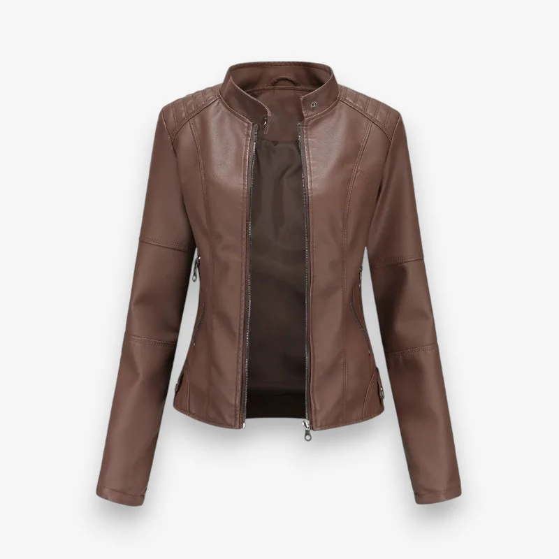 Sophia – Long Sleeve Jacket with Zipper Closure - Image 7