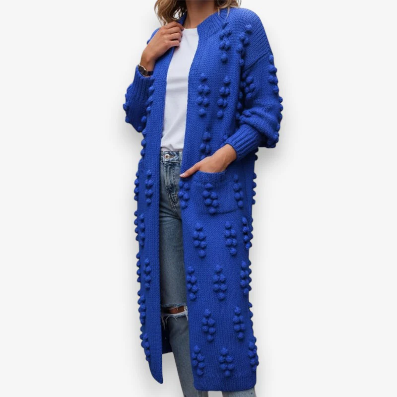 Sophia – Women's Oversized Jacket with Long Sleeves and Bubble Design - Image 4