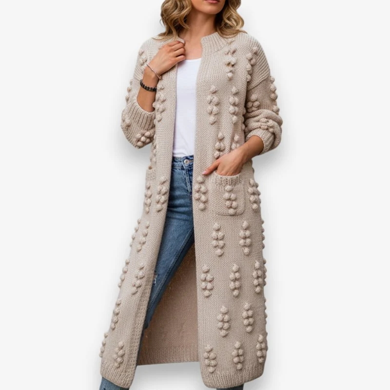 Sophia – Women's Oversized Jacket with Long Sleeves and Bubble Design - Image 5
