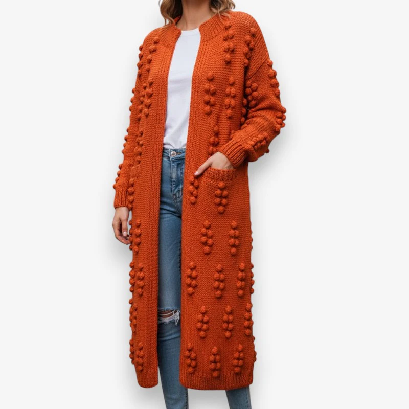 Sophia – Women's Oversized Jacket with Long Sleeves and Bubble Design - Image 6