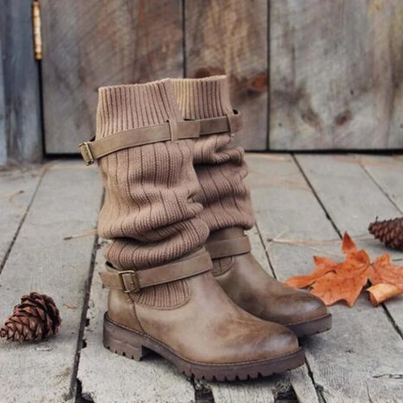 Sophia – Round Toe Boots with Adjustable Straps and Anti-Slip Sole - Image 5