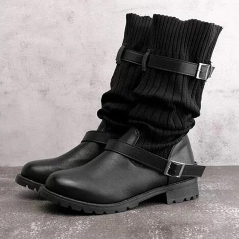 Sophia – Round Toe Boots with Adjustable Straps and Anti-Slip Sole - Image 7