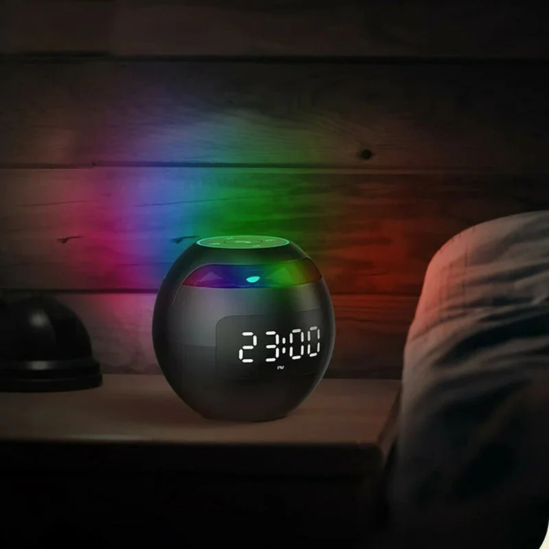 SoundBeam – Bluetooth speaker with LED digital alarm clock - Image 6