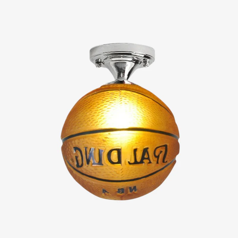 SportGlow – Round LED Ceiling Light with Football-Inspired Design - Image 3