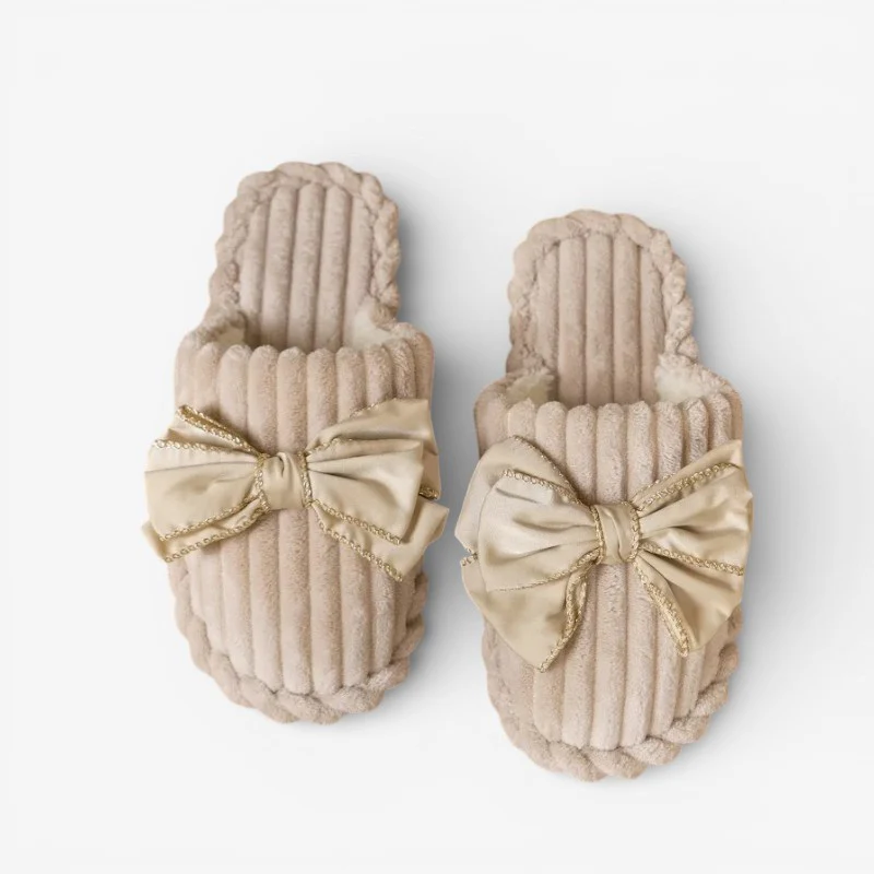 Stella – Women's Ballerina Shoes with Bow Detail and Round Toe