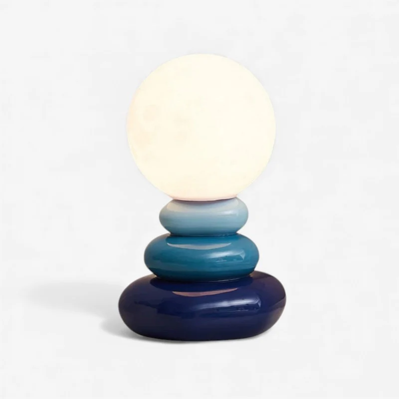 StoneGlow – LED Table Lamp with Round Head - Image 2