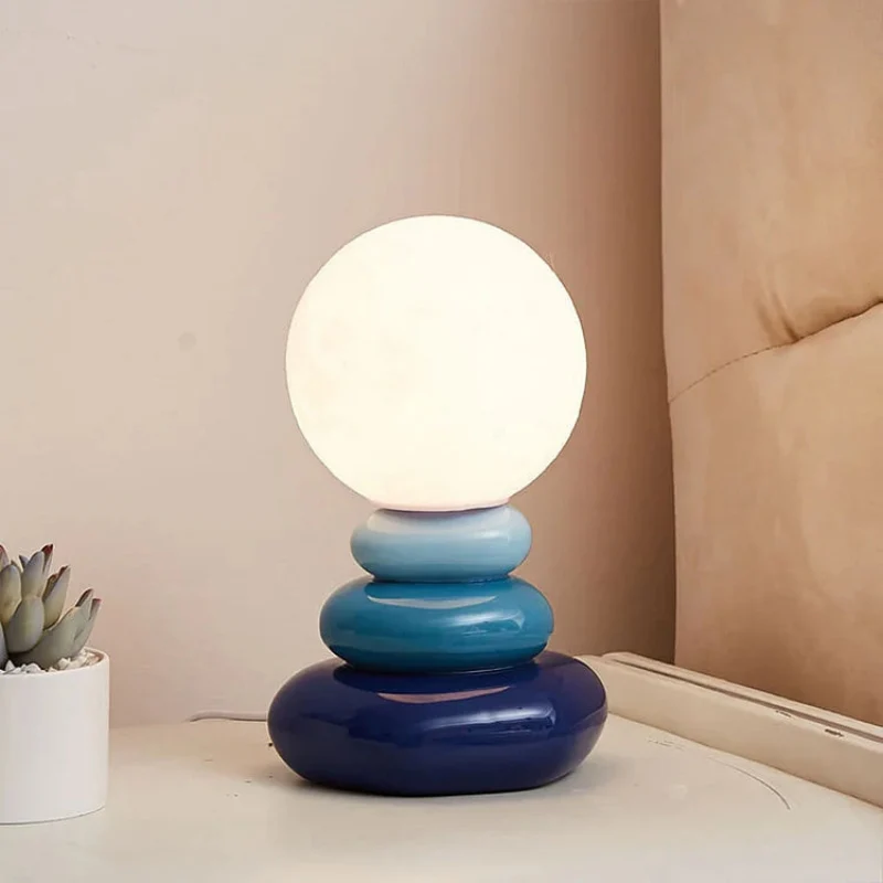 StoneGlow – LED Table Lamp with Round Head - Image 6