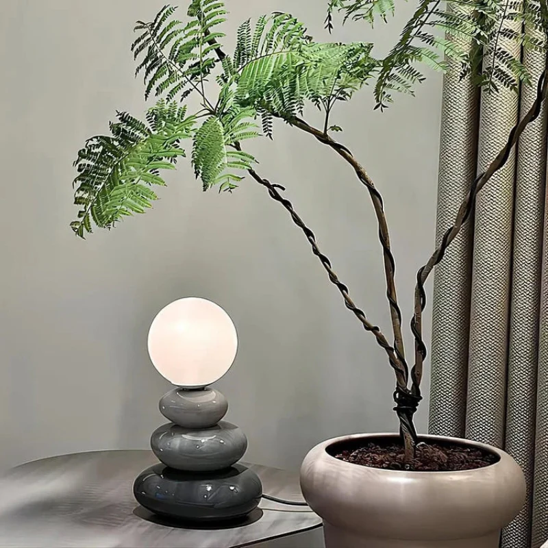 StoneGlow – LED Table Lamp with Round Head - Image 7