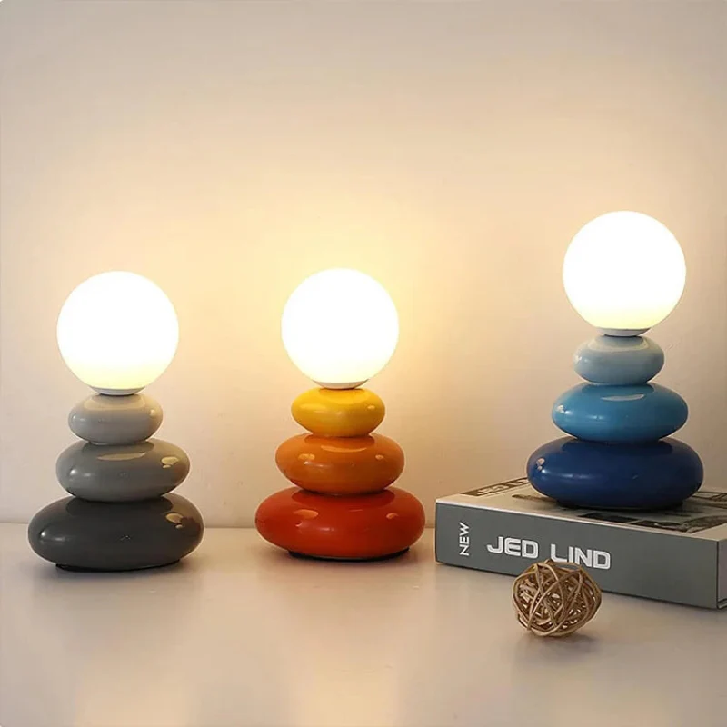 StoneGlow – LED Table Lamp with Round Head - Image 8