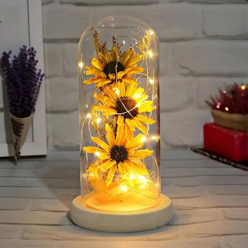 SunGlow – LED Table Lamp with Sunflower-Inspired Lighting - Image 3