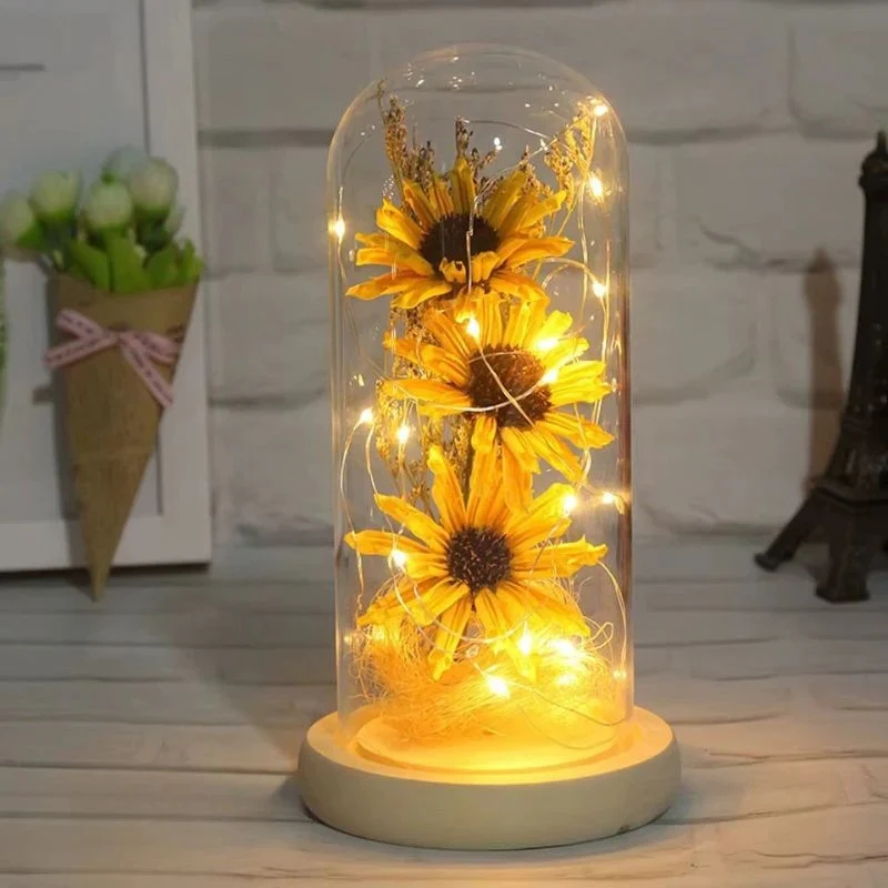 SunGlow – LED Table Lamp with Sunflower-Inspired Lighting - Image 4