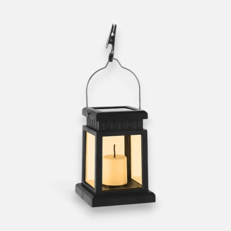 SunGlow – Outdoor Solar Lantern with Hanging Handle