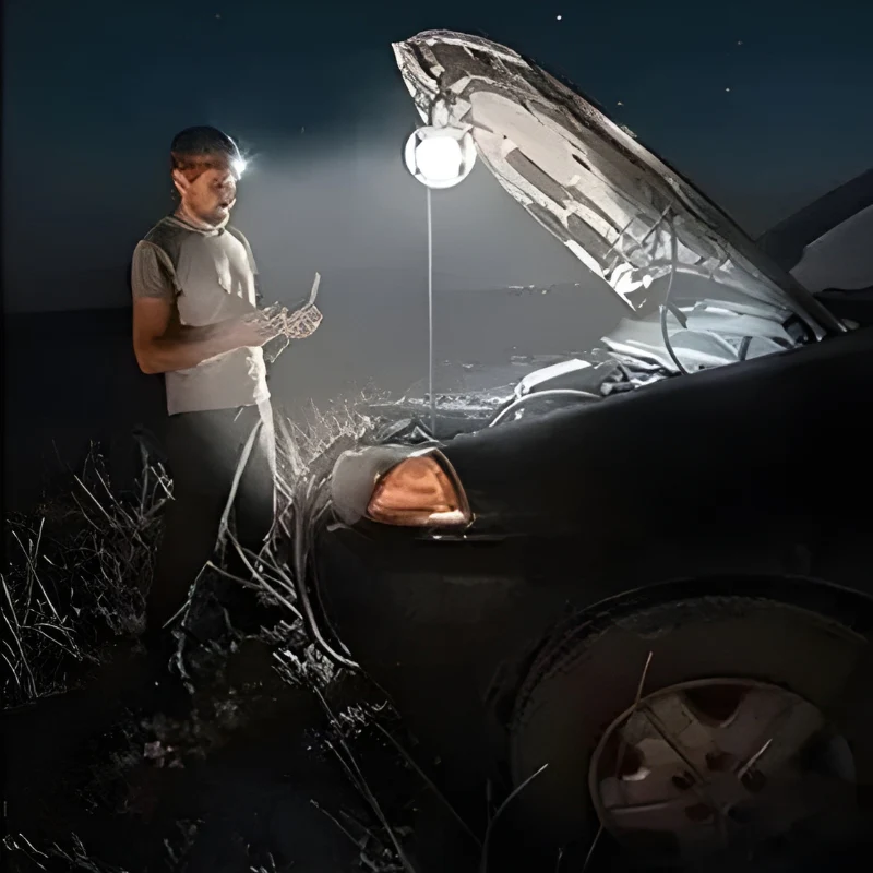 SunGlow – Portable Solar LED Lamp with Hanging Design - Image 3
