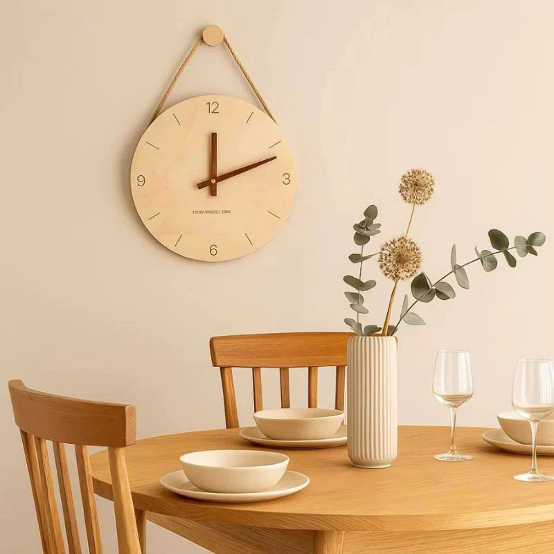 TimeHalo – Round Wall Clock Minimalist Design - Image 4
