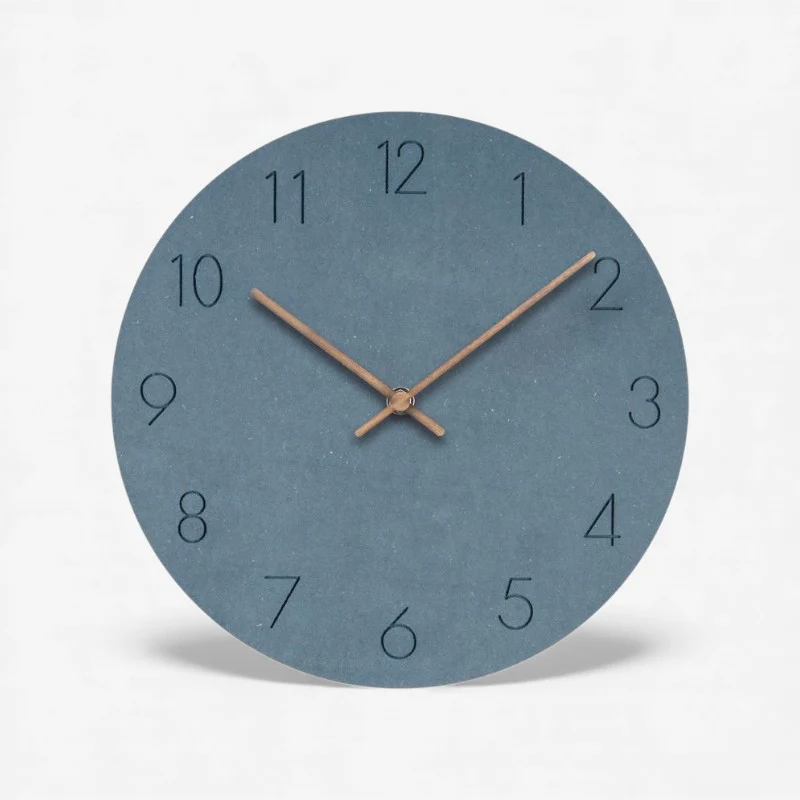 TimeLine – Round Wall Clock with Clear Numbers