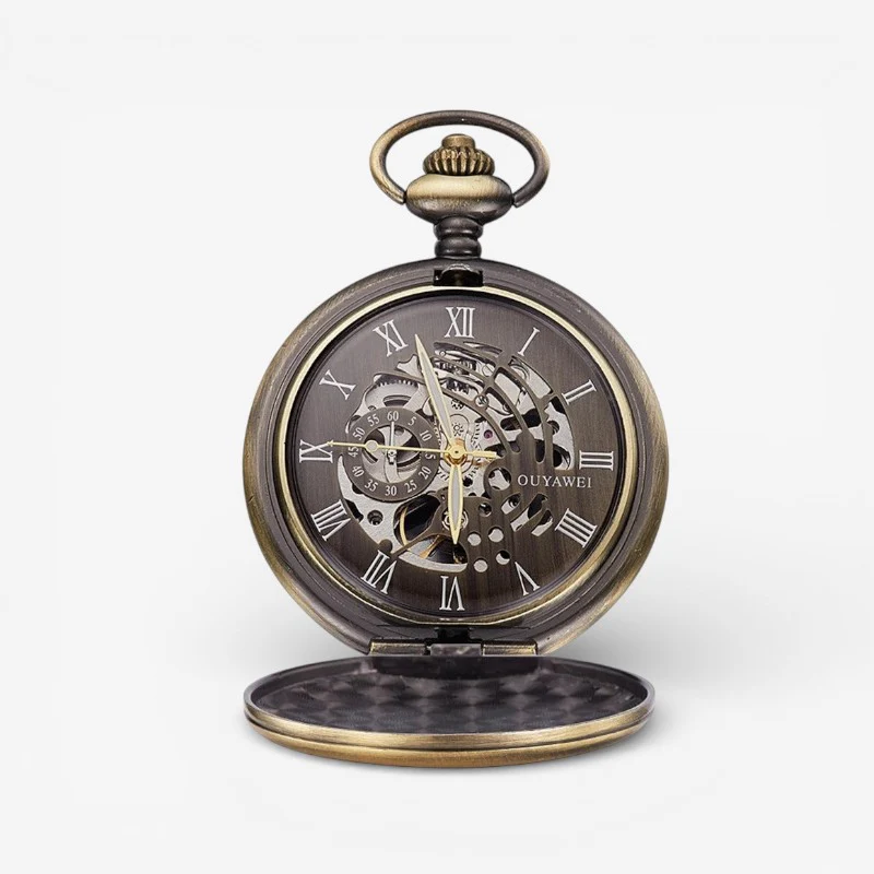 TimeLoom – Pocket Watch with Clear Numbers and Hanging Design - Image 2