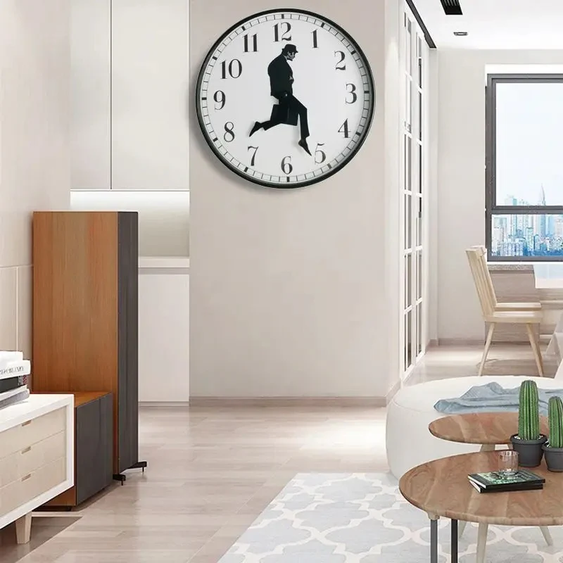 TimeLoom – Round Wall Clock with Numbers and Character Markers - Image 3