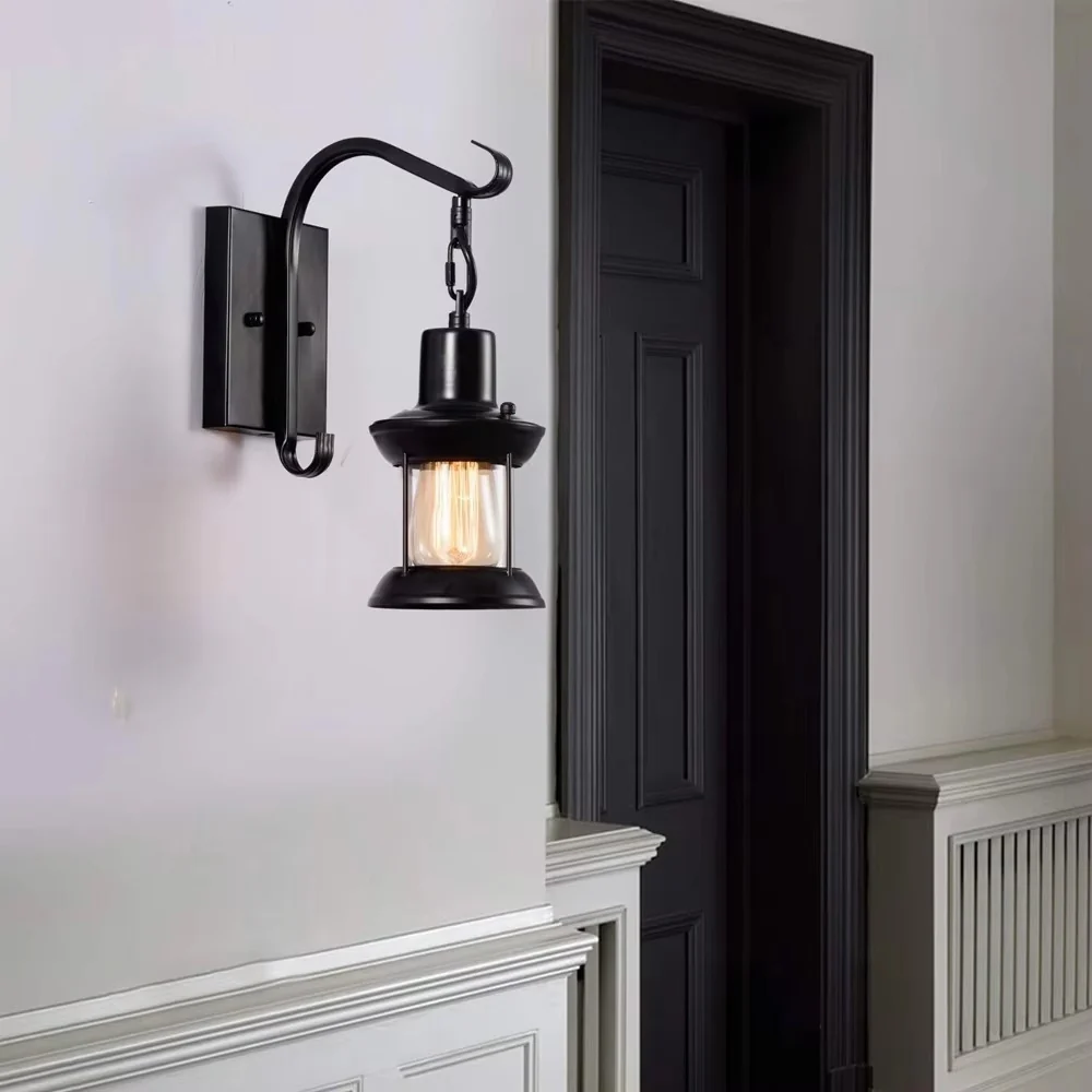 VintaGlow – Vintage wall lamp with curved stem - Image 6