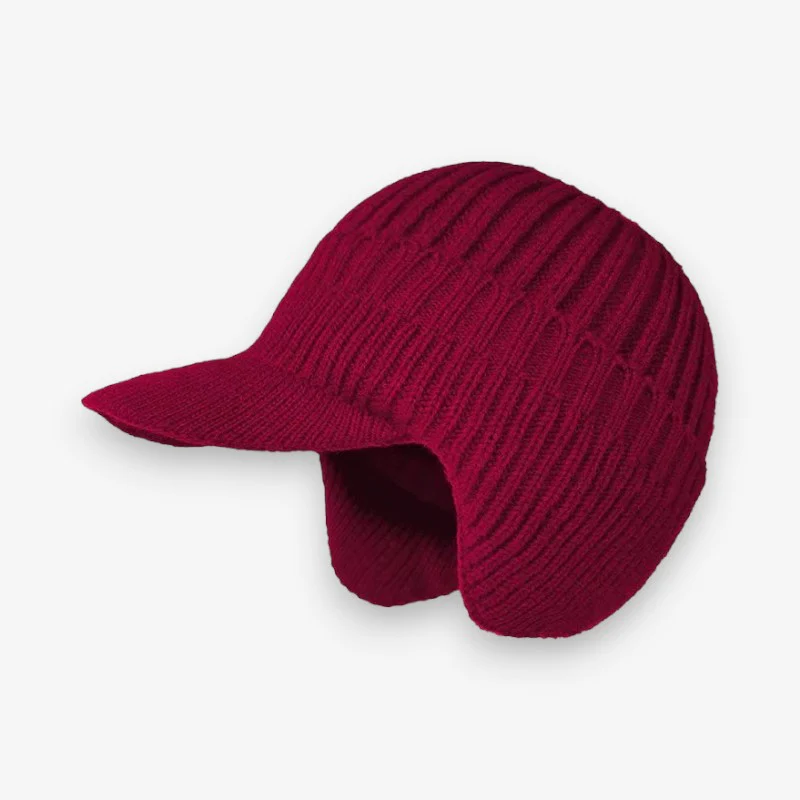 Visor – Beanie with Peak and Earflaps