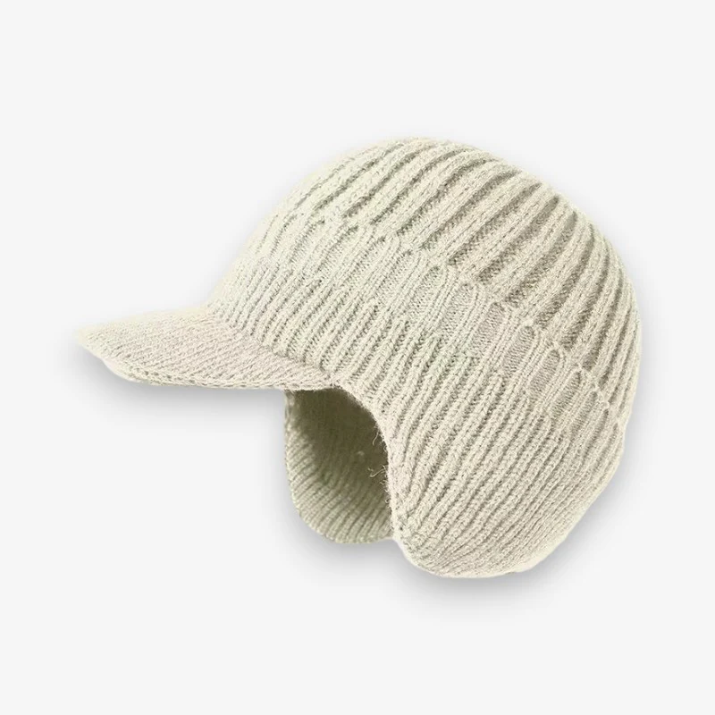 Visor – Beanie with Peak and Earflaps - Image 2