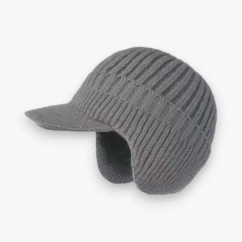 Visor – Beanie with Peak and Earflaps - Image 3