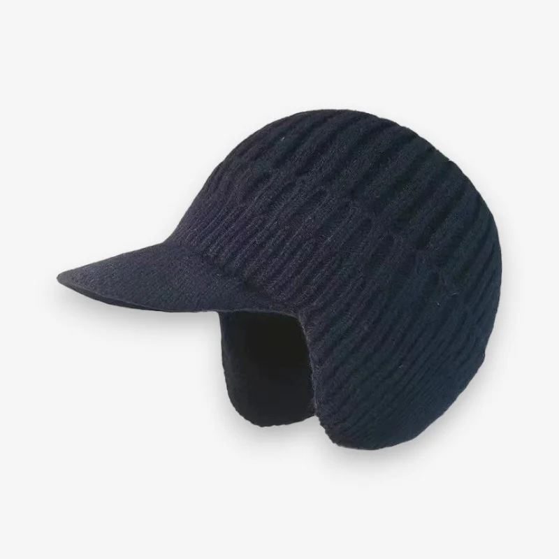 Visor – Beanie with Peak and Earflaps - Image 5
