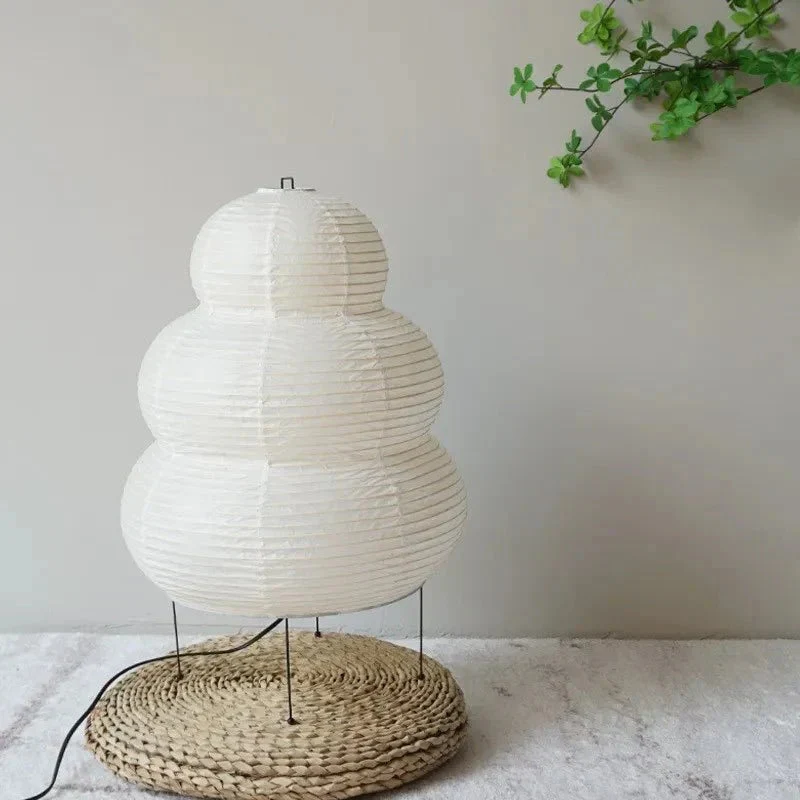 WabiGlow – Floor Lamp with Rice Paper Shade - Image 2