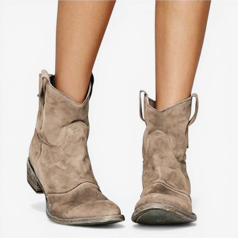 Women's Pointed Toe Ankle Boots - Image 3