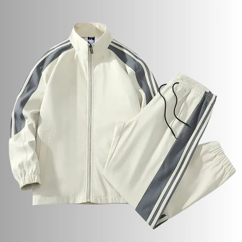 Zip-Up Tracksuit Set Jacket & Pants - Image 8