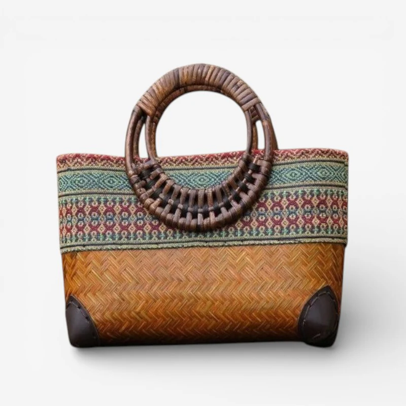Zoe – Women's Handbag with a Cheerful Pattern and Zip Pocket - Image 2
